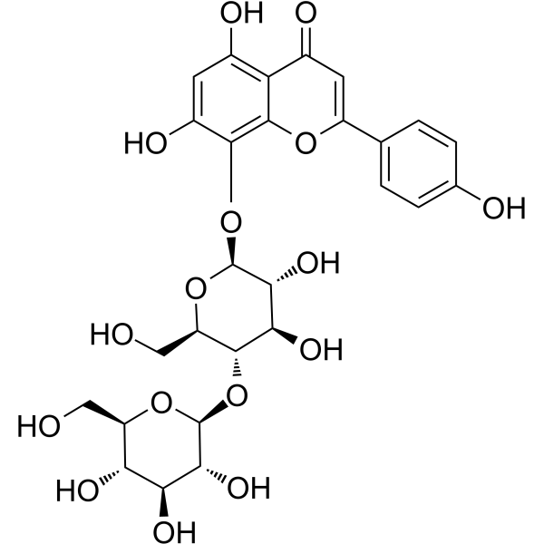 Glucosyl-vitexin Structure