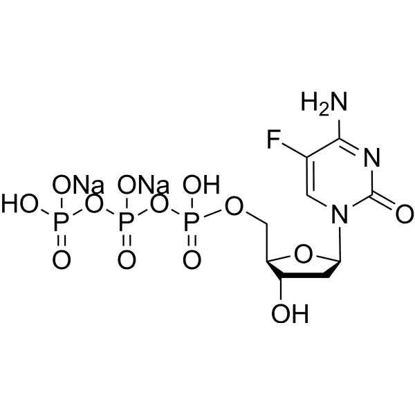 5-fluoro-dCTP sodium Structure