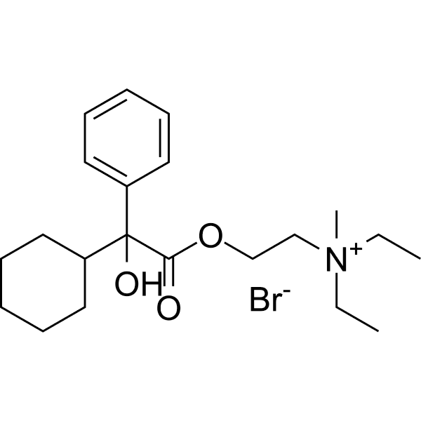 Oxyphenonium bromide Structure