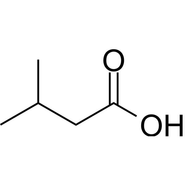 Isovaleric acid Structure