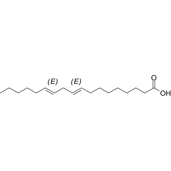 Linolelaidic acid Structure