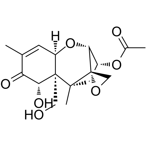 3-Acetyldeoxynivalenol Structure
