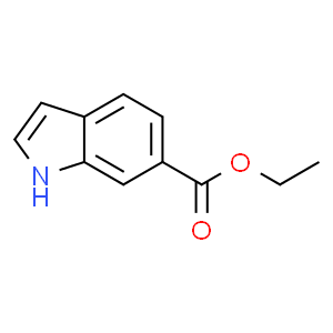 Ethyl1H-indole-6-carboxylate  Structure