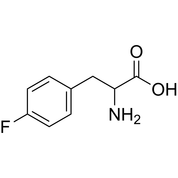 2-Amino-3-(4-fluorophenyl)propanoic acid Structure