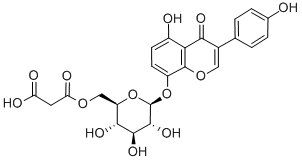 6''-O-Malonylgenistin Structure