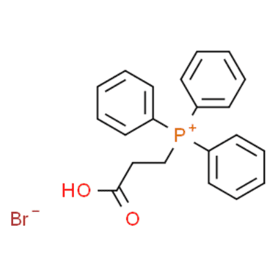 (2-CARBOXYETHYL)TRIPHENYLPHOSPHONIUM BROMIDE  Structure