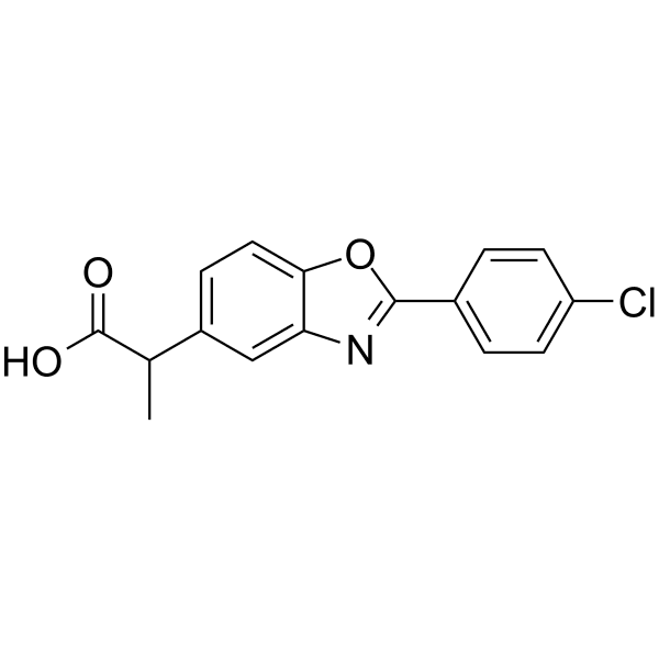 Benoxaprofen Structure