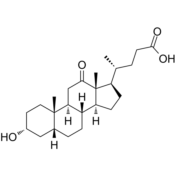 12-Ketodeoxycholic acid Structure