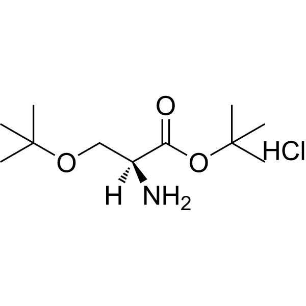 H-Ser(tBu)-OtBu.HCl Structure