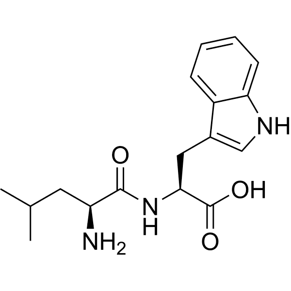 H-Leu-Trp-OH Structure