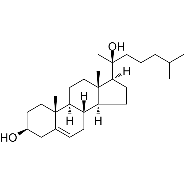20α-Hydroxycholesterol Structure