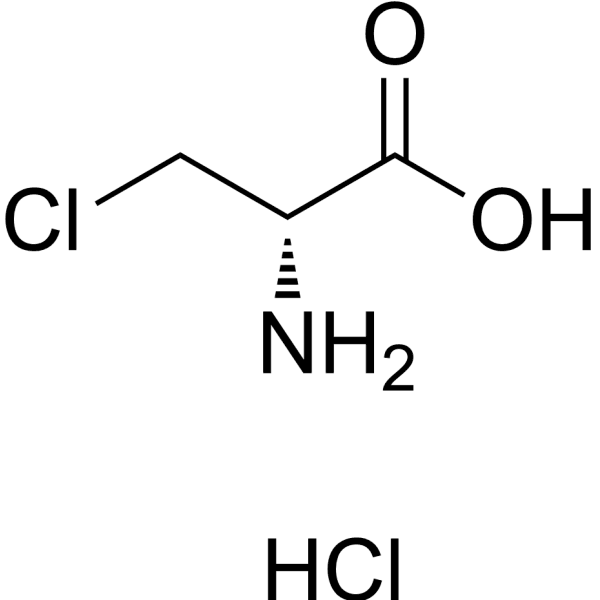 β-Chloro-D-alanine hydrochloride Structure