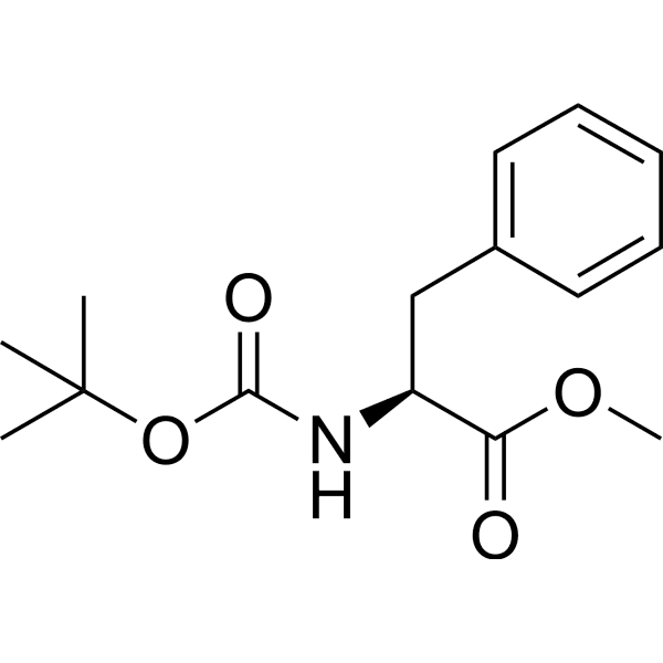N-Boc-L-phenylalanine methyl ester Structure