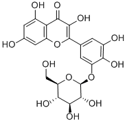 Myricetin 3'-glucoside Structure