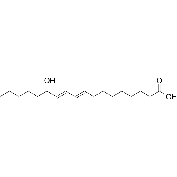 13-Hydroxyoctadecadienoic acid Structure