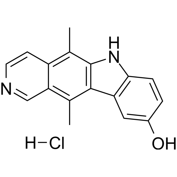 9-Hydroxyellipticine hydrochloride Structure