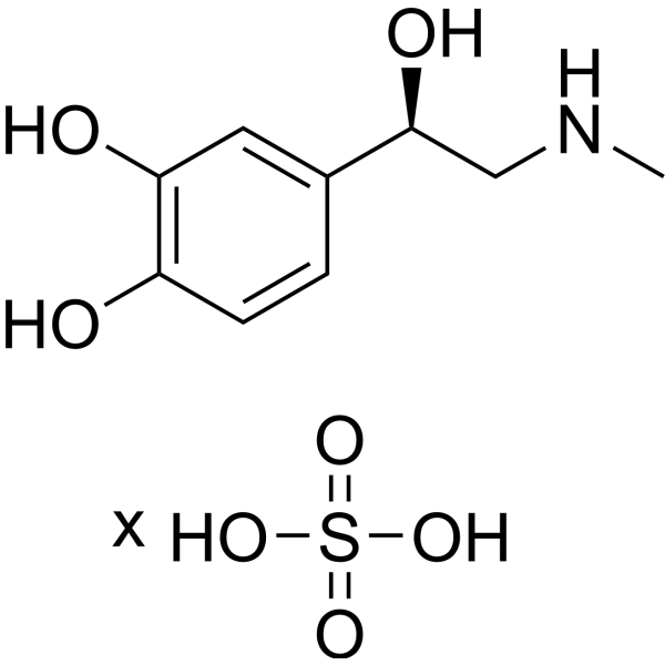 Adrenaline sulfate Structure