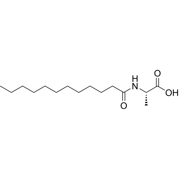 N-Lauroyl-L-alanine Structure