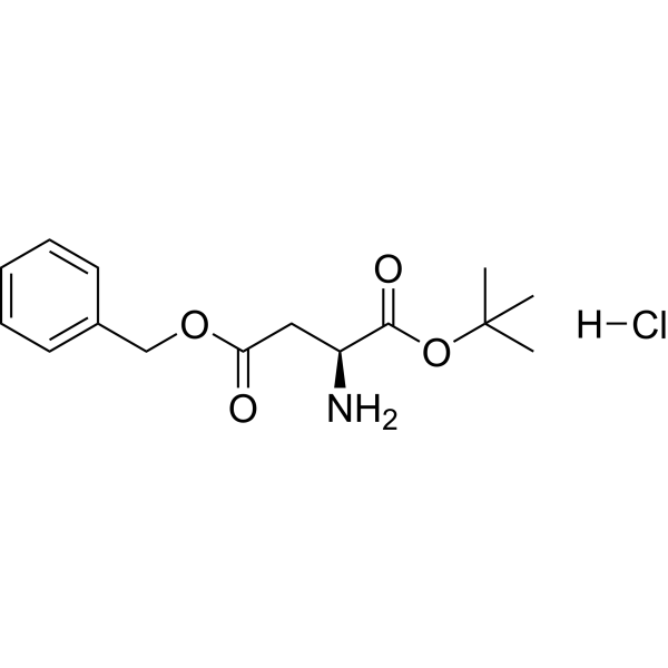 H-Asp(Obzl)-OtBu.HCl Structure