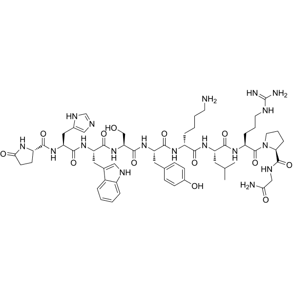 [D-Lys6]-LH-RH Structure