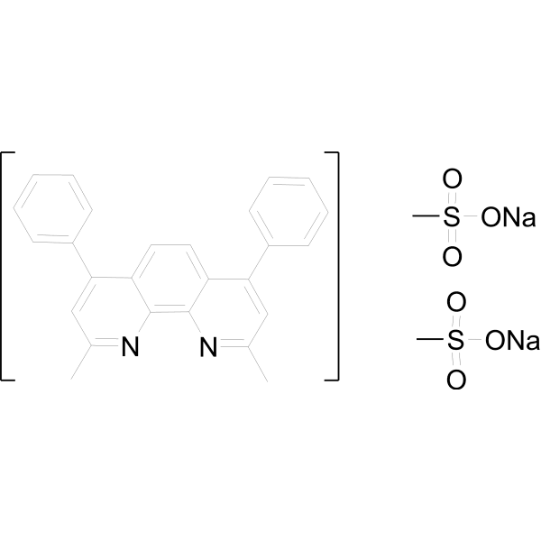 Bathocuproine disulfonate disodium Structure