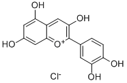 Cyanidin chloride Structure