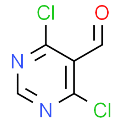 4,6-Dichloro-5-pyrimidinecarbaldehyde  Structure