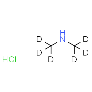 DIMETHYL-D 6-AMINE HYDROCHLORIDE  Structure
