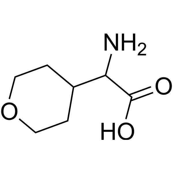 2-(Tetrahydropyran-4-yl)glycine Structure