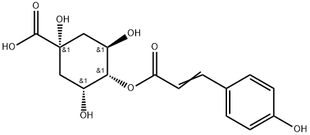 4-O-Coumaroylquinic acid Structure