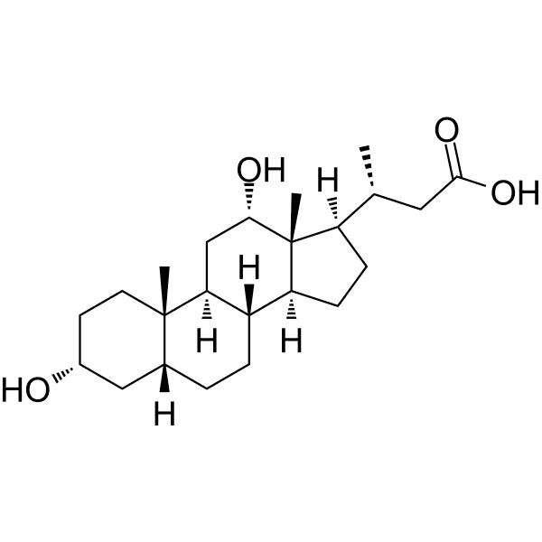 Nordeoxycholic acid Structure
