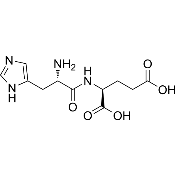 H-His-Glu-OH Structure