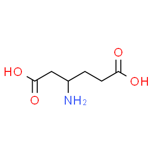 3-Aminohexanedioicacid  Structure