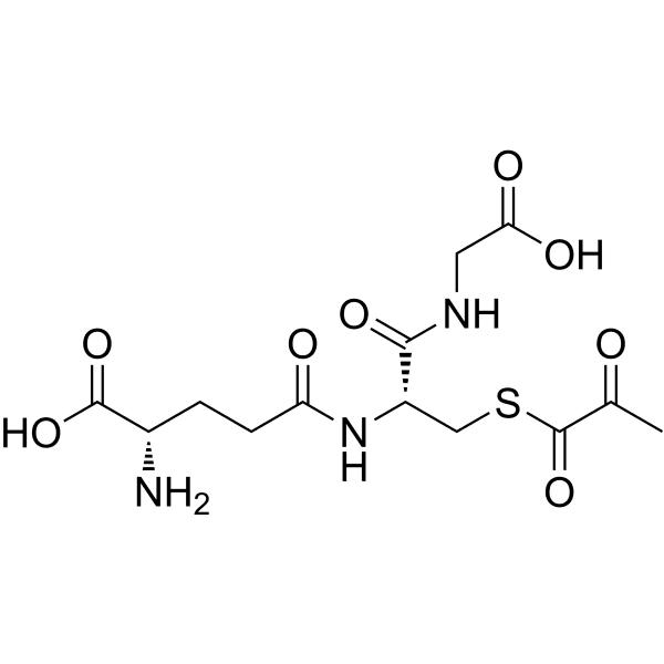 S-Lactoylglutathione Structure