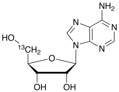 Adenosine-5'-13C  Structure