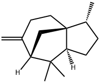 (+)-beta-Cedrene Structure