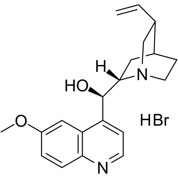 Quinine hydrobromide Structure