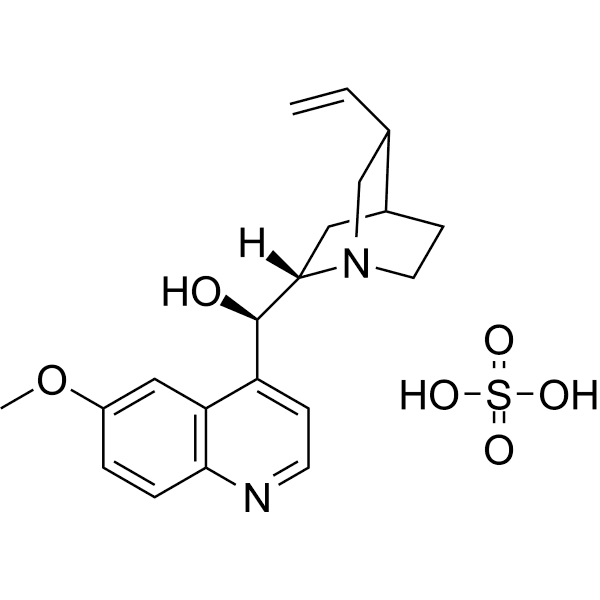 Quinine sulfate Structure