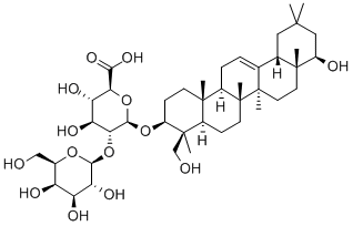 Soyasaponin III Structure