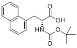 (S)-2-((tert-Butoxycarbonyl)amino)-3-(naphthalen-1-yl)propanoic acid Structure