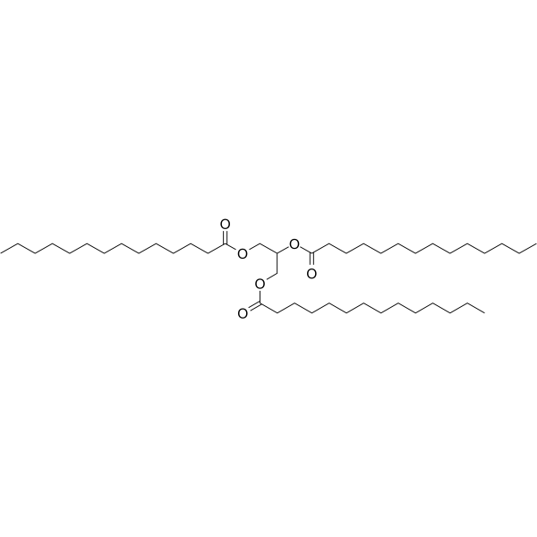 Trimyristin Structure