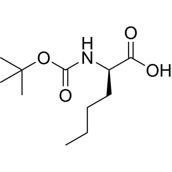 Boc-D-norleucine Structure