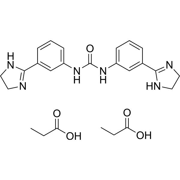 Imidocarb dipropionate Structure