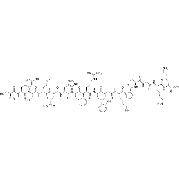 ACTH (1-16) (human) Structure