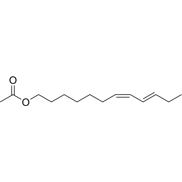 (7Z,9E)-Dodecadienyl acetate  Structure
