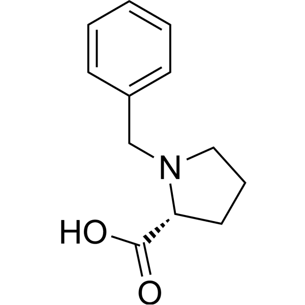 (R)-1-Benzylpyrrolidine-2-carboxylic acid Structure