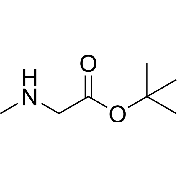 tert-Butyl 2-(methylamino)acetate Structure