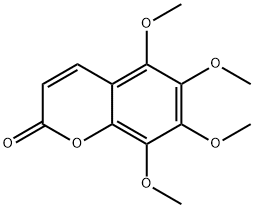 5,6,7,8-Tetramethoxycoumarin Structure