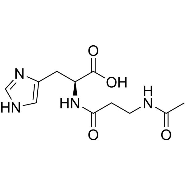 N-Acetylcarnosine Structure