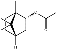 (-)-Bornyl acetate Structure